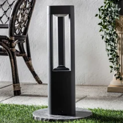 Lucande Terrassebelysning|Sokkellamper > LED-sokkellampe Pirron, 50 cm, trekantet, IP54