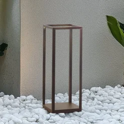 Lucande Sokkellamper > LED-sokkellampe Thorvid, højde 50 cm, sort