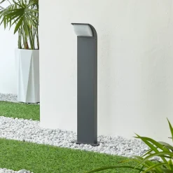 Lucande Terrassebelysning|Sokkellamper > LED-sokkellampe Tinna, 60 cm, antracit, IP65