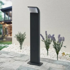 Lucande Terrassebelysning|Sokkellamper > LED-sokkellampe Tinna, 60 cm, antracit, IP65