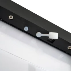 Solcellelamper ^ Lucande LED-solcellebordlampe Tilena, kantet, sort, dæmpbar