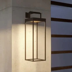 Lucande Dekorationsbelysning|Solcellelamper > LED-solcellelampe Lynzy, 58 cm, sort, metal, IP65