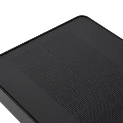Lucande Solcelle Lampe Med Sensor|Væglamper > LED-solcellelampe Tilena, sort, aluminium, sensor