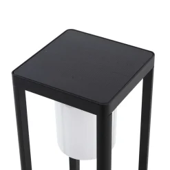 Solcelle Lampe Med Sensor|Gadebelysning Med Sensor ^ Lucande LED solcelle stibelysning Nilea, 50 cm, sort, sensor