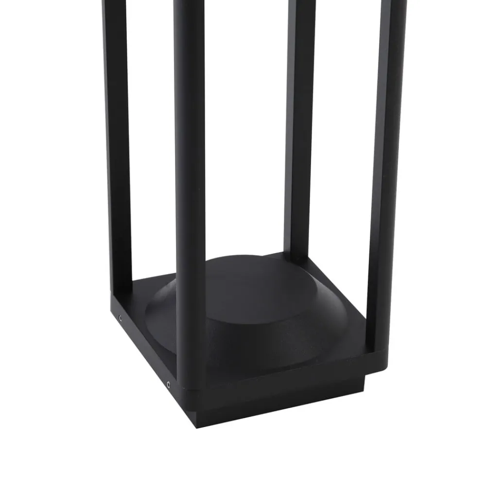 Solcelle Lampe Med Sensor|Gadebelysning Med Sensor ^ Lucande LED solcelle stibelysning Nilea, 50 cm, sort, sensor