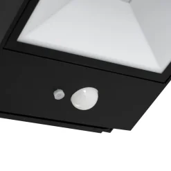 Lucande Solcelle Lampe Med Sensor|Væglampe Med Sensor > LED solcelle udendørs væglampe Dava, højde 5 cm, sensor