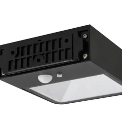 Lucande Solcelle Lampe Med Sensor|Væglampe Med Sensor > LED solcelle udendørs væglampe Dava, højde 5 cm, sensor