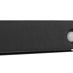 Lucande Solcelle Lampe Med Sensor|Væglampe Med Sensor > LED-solcelle-væglampe Tavon, kantet, sort, sensor