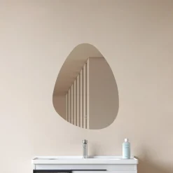 Møbel Og Interiør ^ Lucande LED-spejl Celestiel, dråbeformet, CCT, 60 cm