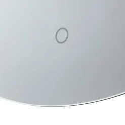 Lucande Møbel Og Interiør > LED-spejl Celestiel, oval, opvarmbar, CCT, 80 cm