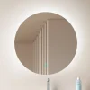 Lucande Møbel Og Interiør > LED-spejl Celestiel, rund, opvarmbar, CCT, Ø 60 cm