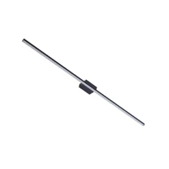 Lucande Væg- Og Spejllamper|Væglamper > LED-spejllampe Kivana, sort, metal, 90 cm, IP44