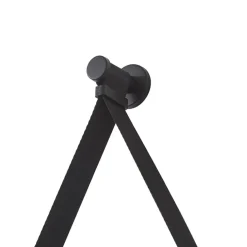 Møbel Og Interiør ^ Lucande LED-spejl Lelin, Ø 45 cm, sort, aluminium, CCT