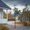 Lucande Lygtepæle > LED udendørslampe Filor, sort, aluminium, 250 cm