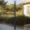 Terrassebelysning|Lygtepæle ^ Lucande LED-udendørslampe Pirron, 230 cm, antracit, IP65