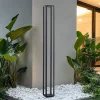Lucande Lygtepæle|Gadebelysning > LED-udendørslampe Thorvid, højde 180 cm, sort