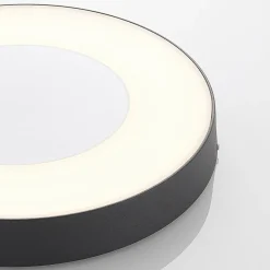 Lucande Terrassebelysning|Udendørs Loftlamper > LED udendørs loftlampe Sora, rund, sensor, IP54