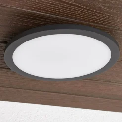 Lucande Terrassebelysning|Udendørs Loftlamper > LED udendørs loftlampe Malena, bevægelsessensor, IP65