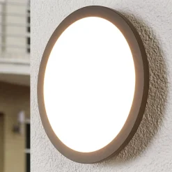 Lucande Terrassebelysning|Udendørs Loftlamper > LED udendørs loftlampe Malena, bevægelsessensor, IP65