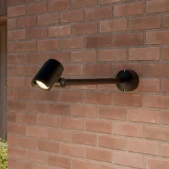Lucande Terrassebelysning|Udendørs Spot > LED udendørsspot Beatrix, 58 cm, antracit, aluminium