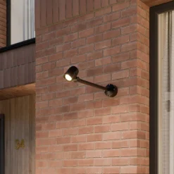 Lucande Terrassebelysning|Udendørs Spot > LED udendørsspot Beatrix, 58 cm, antracit, aluminium