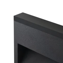 Lucande Væglamper > LED udendørs væglampe Weno, sort, aluminium, IP65