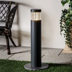 Lucande Terrassebelysning|Gadebelysning > LED-vejlampe, 65 cm, antracit, metal, IP54