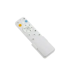 Lucande Loftventilatorer > LED-ventilator Lineta, hvid, reb, Ø 103 cm, støjsvag