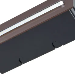 Lucande Terrassebelysning|Væglamper > LED-vægindbygningslampe Loya, 23 x 8 cm, rust, IP54