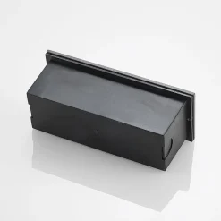 Lucande Terrassebelysning > LED-vægindbygningslampe Zandro, 25 cm, antracit, IP65
