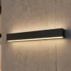 Lucande Terrassebelysning > LED-væglampe Lengo, 50 cm antracit, op/ned 3000K