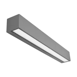Lucande Terrassebelysning > LED-væglampe Lengo, 50 cm antracit, op/ned 3000K