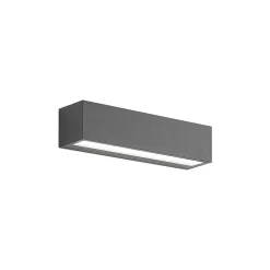 Lucande Terrassebelysning|Væglamper > LED-væglampe Lengo, 25 cm, antracit, down, 3000K