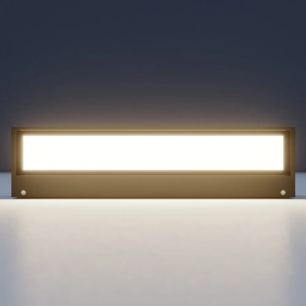 Lucande Terrassebelysning|Væglamper > LED-væglampe Lengo, 25 cm, antracit, down, 3000K