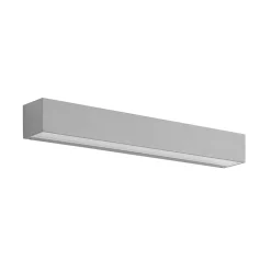 Lucande Terrassebelysning|Væglamper > LED-væglampe Lengo, 50 cm, sølv, 1 lyskilde, IP65