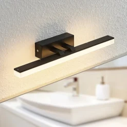 Lucande Væg- Og Spejllamper|Væglamper > LED-væglampe Lisana, vandret, 46 cm, IP44