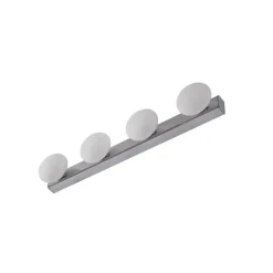 Lucande Væg- Og Spejllamper|Væglamper > LED-væglampe til badeværelset Myrra, krom, glas, 60 cm, IP44