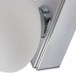 Lucande Væg- Og Spejllamper|Væglamper > LED-væglampe til badeværelset Myrra, krom, glas, 60 cm, IP44