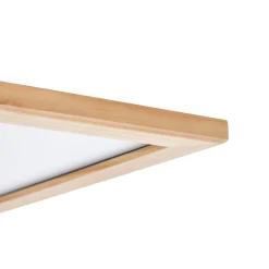 Lucande Loftlamper|Loftlamper > loftlampe Joren, 42 cm, træ, CCT, fjernbetjening
