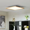 Gang|Loftlamper ^ Lucande loftlampe Joren, 52 cm, træ, CCT, fjernbetjening