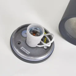Lucande Terrassebelysning|Udendørs Loftlamper > loftspot Minna, antracit, 14 cm, IP54, E27