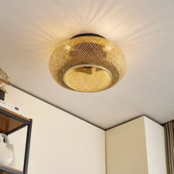 Lucande Loftventilatorer > loftventilator med lys Cordie, DC, lydsvag, Ø 53 cm