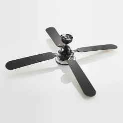 Lucande Loftventilatorer > loftventilator Tedric, sort, støjsvag, 133 cm