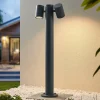 Lucande Terrassebelysning|Gadebelysning > Maloney pullert, 2 lyskilder, 75 cm, antracit