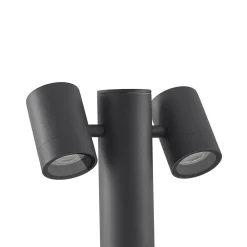 Sokkellamper ^ Lucande Maloney sokkellampe, 50 cm, antracit, IP54