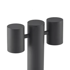 Sokkellamper ^ Lucande Maloney sokkellampe, 50 cm, antracit, IP54