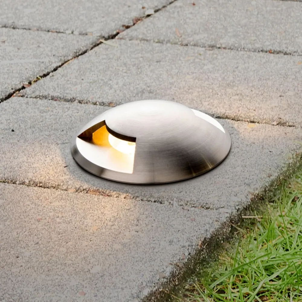 Lucande Terrassebelysning|Nedgravet Udebelysning > nedgravningsspot Helene, Ø 9 cm, aluminium, IP67