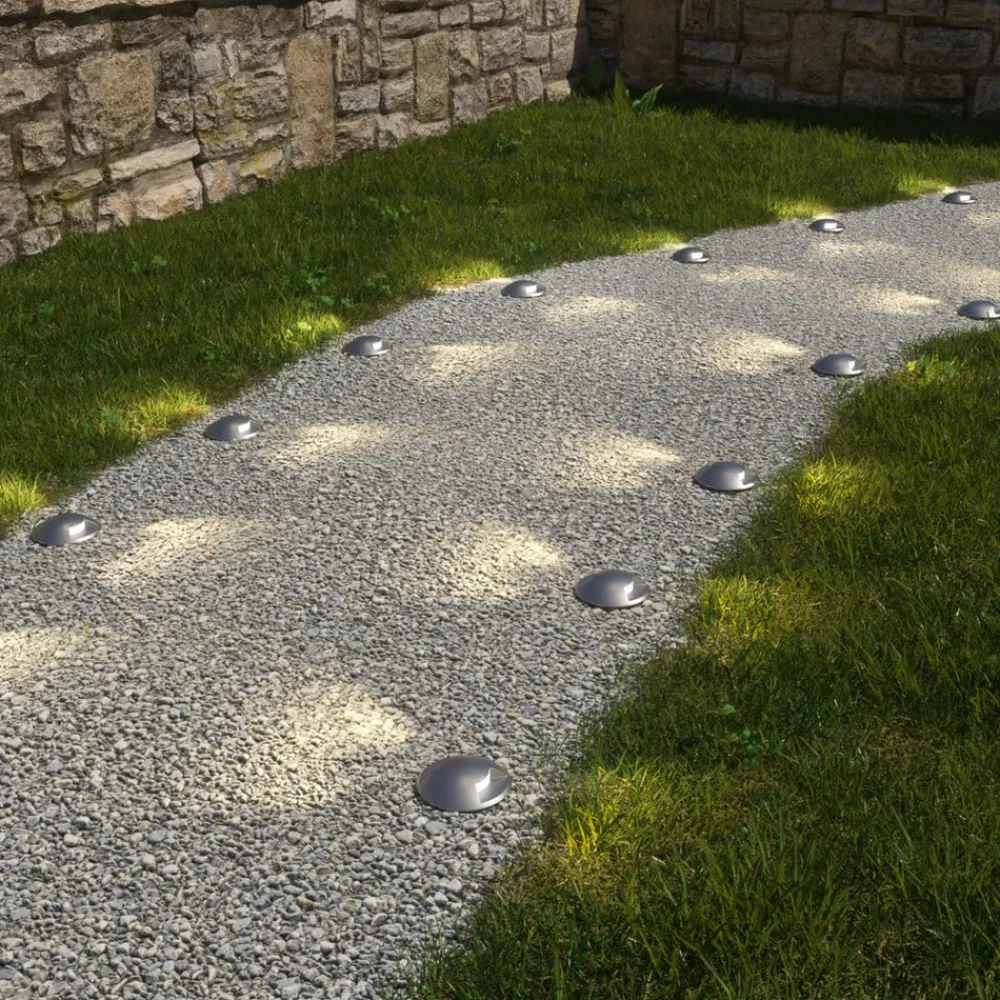 Lucande Terrassebelysning|Nedgravet Udebelysning > nedgravningsspot Helene, Ø 9 cm, aluminium, IP67
