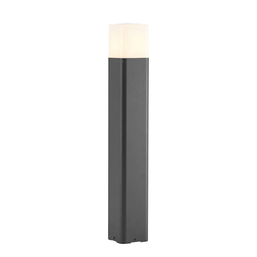 Gadebelysning ^ Lucande Obuna vejlampe, højde 80 cm