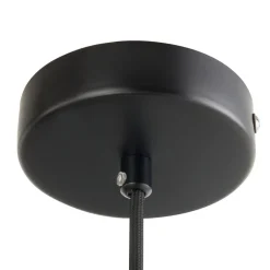 Lucande Pendellamper > -pendel Diborah, røggrå, glas, 90 cm, G9
